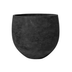 Kvetináč Mini Orb XL H35 x D39 cm praný čierny