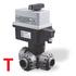 FIP guľový ventil 3 cestný "T" s elekrickým pohonom 50 mm , 240 V