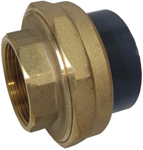 Šróbenie závitové PVC - Mosadz 63 x 2