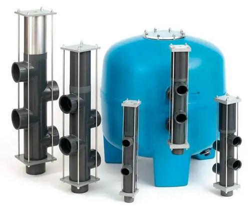 5-cestný automatický ventil BESGO d140 mm , 450 mm , Viton - Teflon ( Calplas )