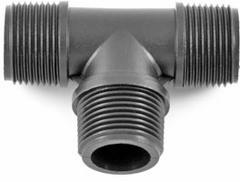 PR Závitový T-kus 1/2" M x 3/4" M x 1/2" M, PN10