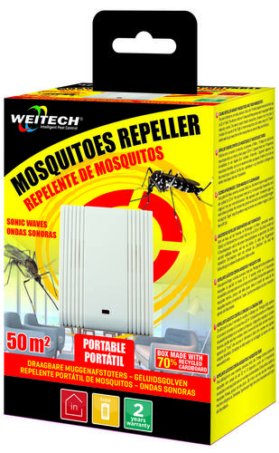 Weitech ultrazvukový odpudzovač komárov