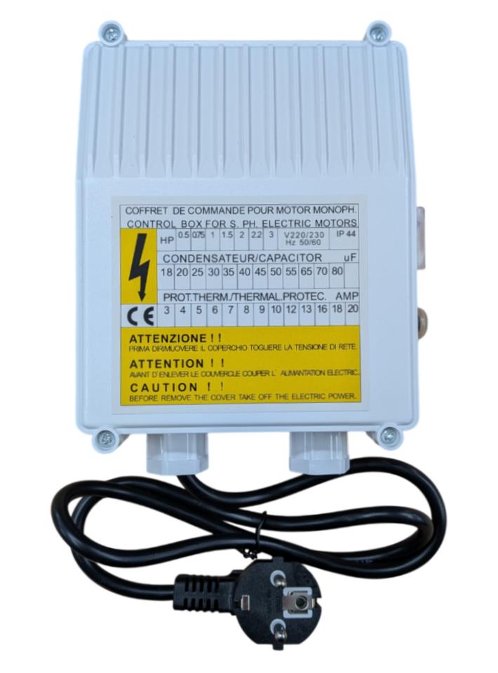 Rozbehová skrinka CN 1,1kW 40uF/10A