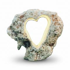 Solitér Srdce s LED svietením, podpílený solitérny kameň - | T - TAKÁCS Veľkoobchod